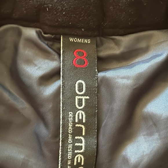 Obermeyer sz 8 women’s black ski snowboarding pants great pre owned condition - Picture 5 of 12